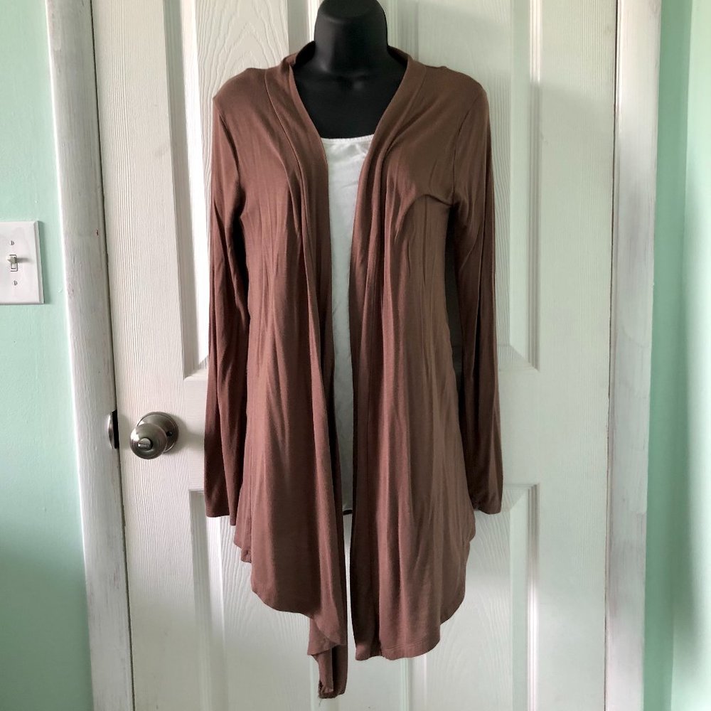 Not Too Thin, Not Too Thick, Brown Cardigan Size S